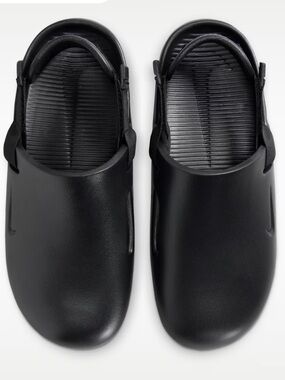 NiIKE Calm Size 10 Men’s Black Mule Slip-On Sandal Clogs Back Strap Retail $85